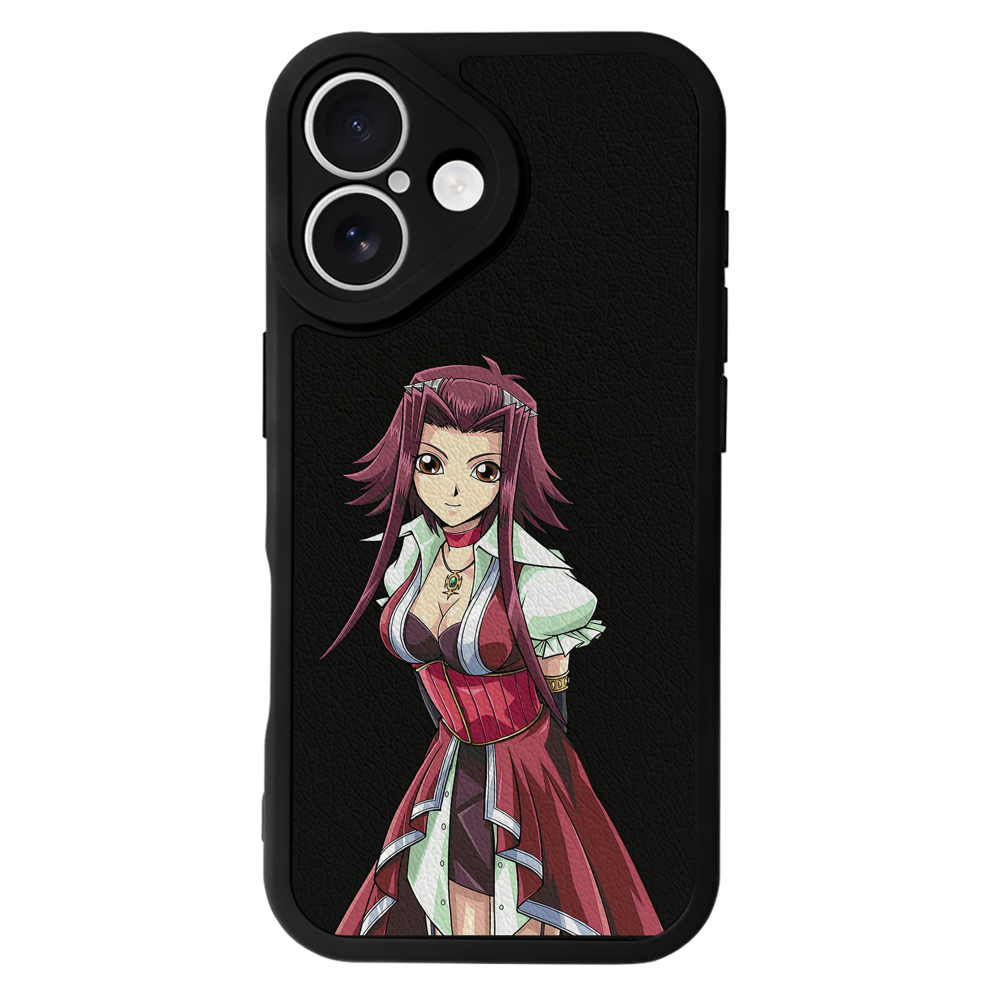 遊☆戯☆王 Yu-Gi-Oh! 【iPhone 16シリーズ対応】シリコンスマホケース（レザー調） 材質：シリコン